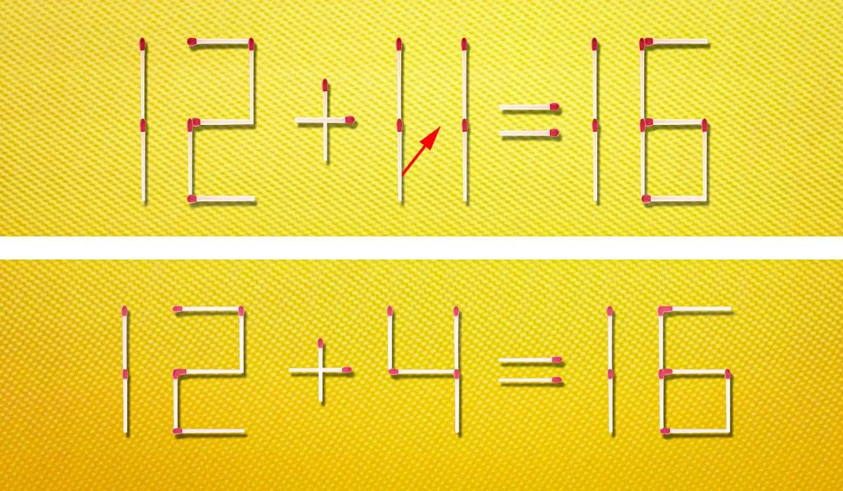 Hier sehen Sie, welche Übereinstimmung und wohin Sie sie verschieben müssen, um die Gleichheit / Collage Moje zu korrigieren